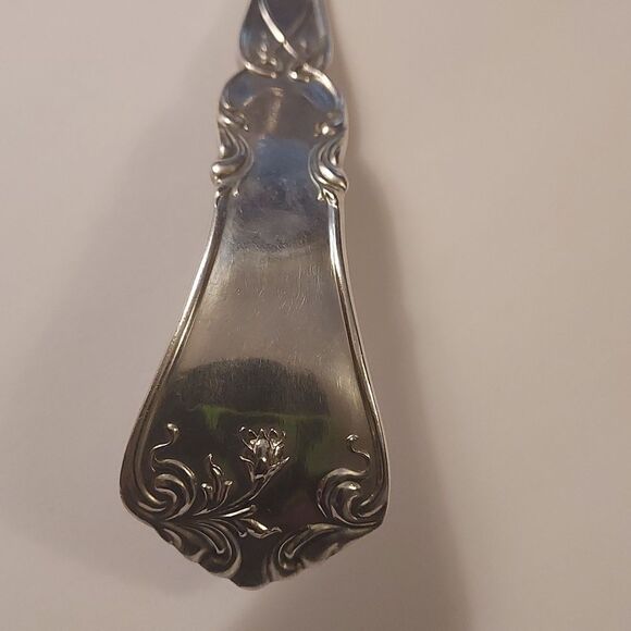 Wm. A Roger's Antique Soup Punch Silverplate Ladle Grenoble Pattern 10 inches - Picture 4 of 11